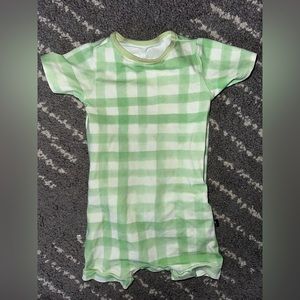 Rags to Raches Peekabooty infant romper shortie size 3-6 month nwot